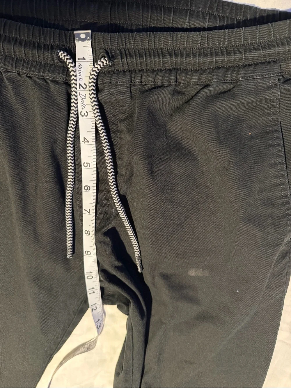 Volcom Men's Jogger Pants Black Size S Elastic Waist.